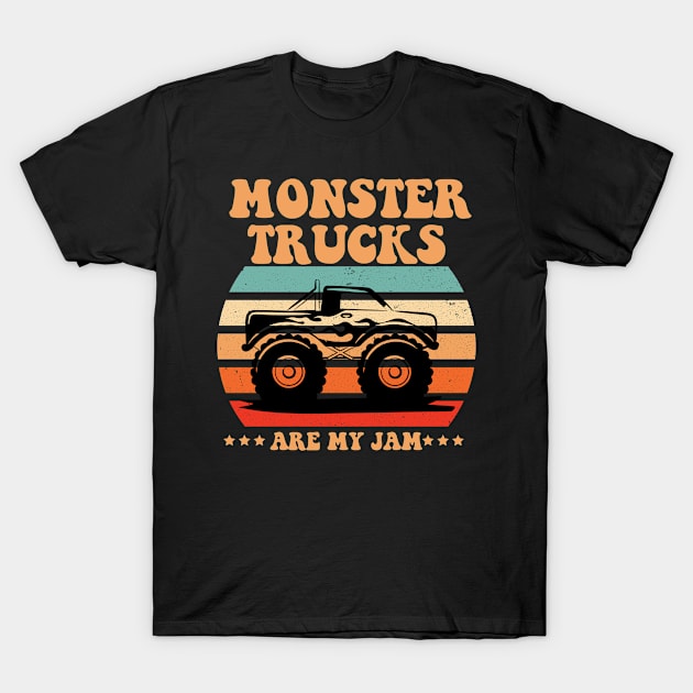 Monster Trucks Are My Jam T-Shirt by Barang Alus